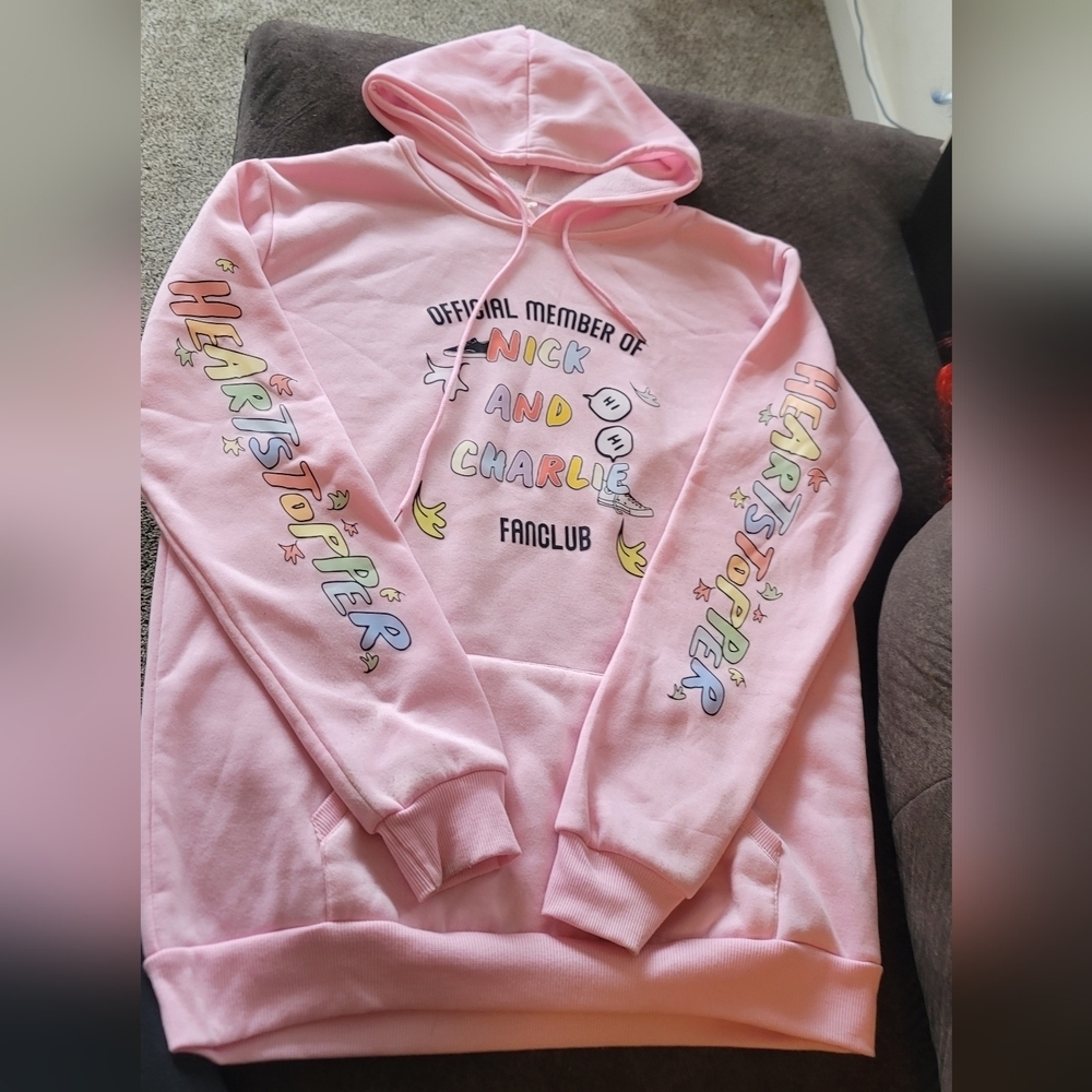 Pink Heartstopper Hoodie